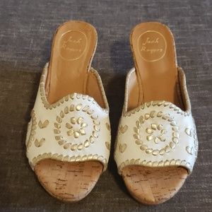 Jack Rogers Barcelona Capri Cork Wedge Slide
